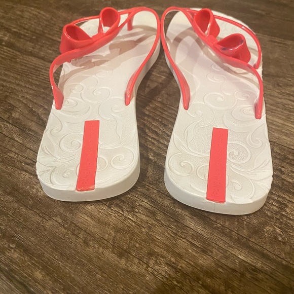 Impanema gisele bündchen flip flops sandals thongs pink bow white sandal 10 41 - Picture 7 of 9
